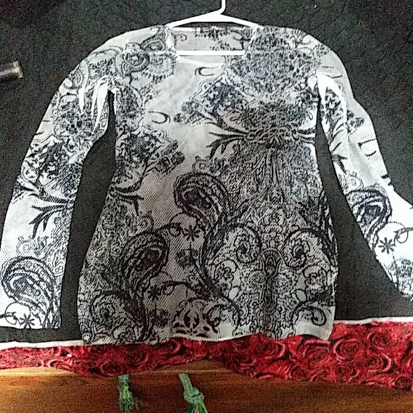 Cute see through shirt netted - Picture 1 of 3